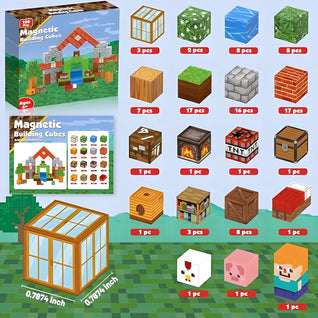 alyra™ Minecraft Magnetic Building Blocks
