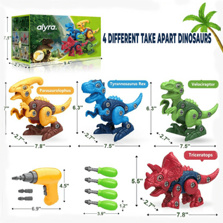 alyra™ Dinosaur STEM Building Toy Set