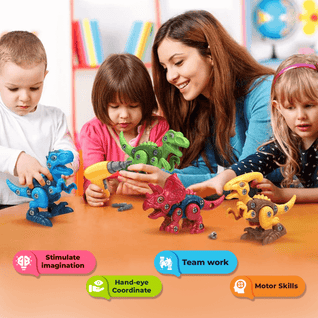alyra™ Dinosaur STEM Building Toy Set