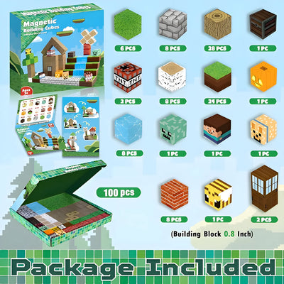 alyra™ Minecraft Magnetic Building Blocks